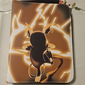 Kids Trading Card Binder  Has 50 Sleeves, Zip Closure & Wrist Strap Brand New